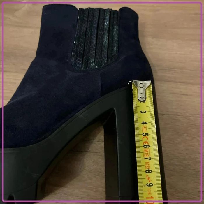 Bottines bleu 37 en très bon état - photo numéro 14