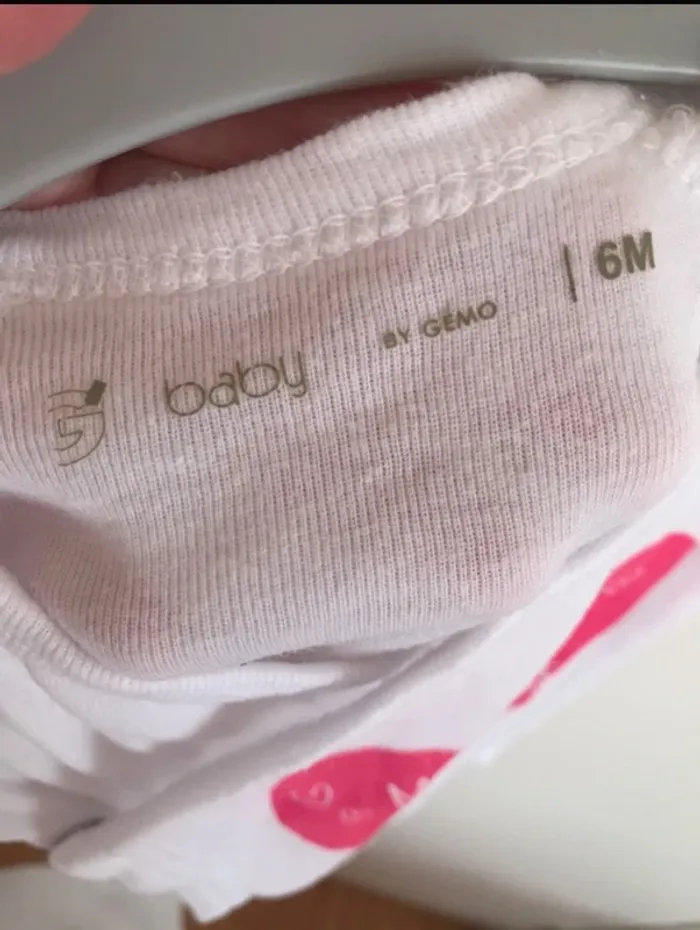 Body manches courtes 6 mois neuf - photo numéro 3