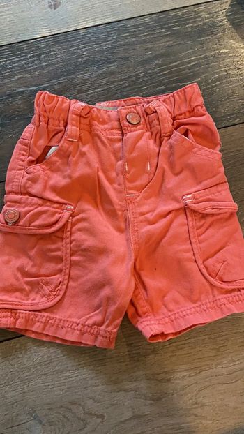 Short corail tape à l’œil 6 mois