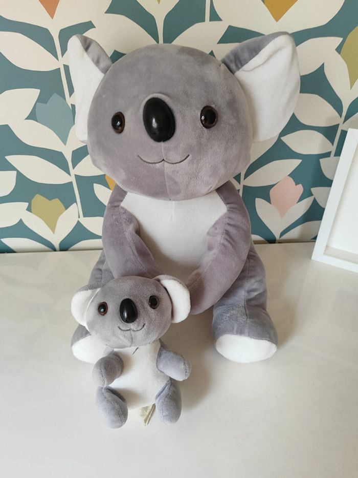 Peluche koala et son bébé - photo numéro 5