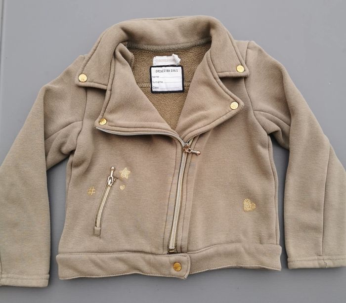 Veste aviateur kaki 5 ans fille orchestra - photo numéro 6