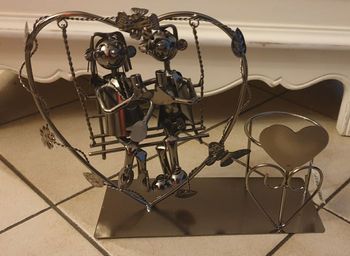 Porte bouteille metal