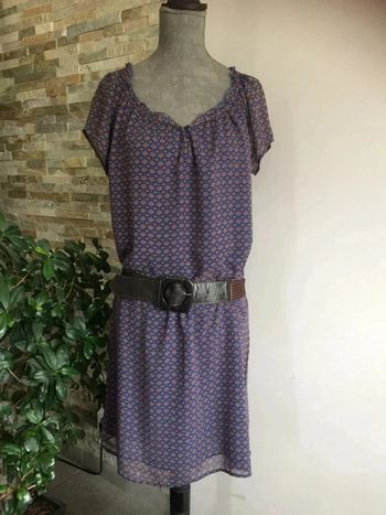 Robe fluide + ceinture vintage