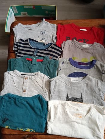 10 tee short manches longues
