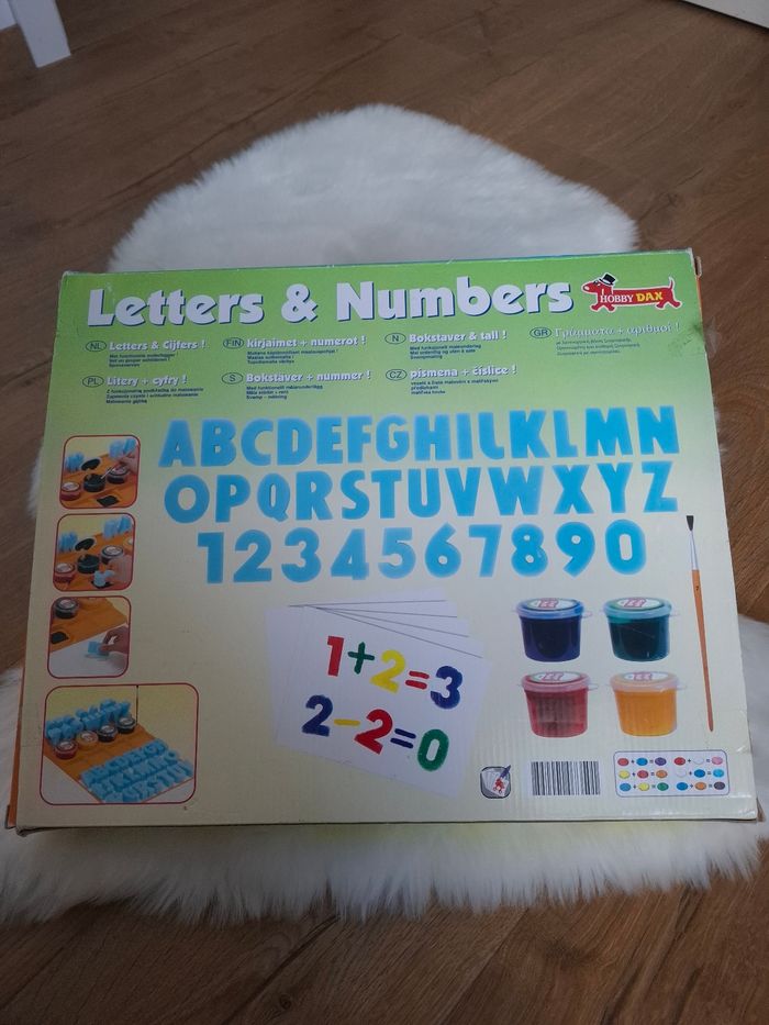 🍀 Peinture à l’éponge Lettres & Nombres Hobby Dax Neuf🔥🍀 - photo numéro 4