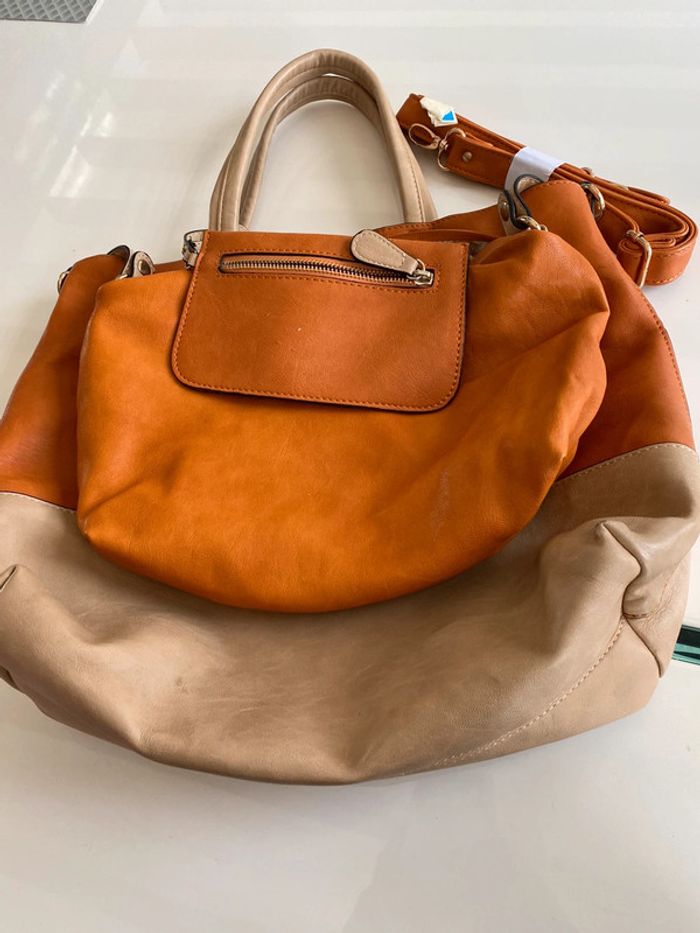 Ensemble 3 pièces sac à main pochette maquillage porte carte