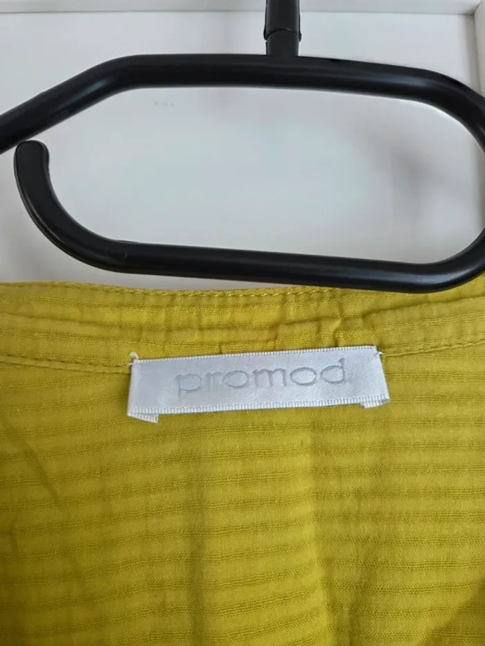 Chemise blouse top vert anis femme taille 40 Promod - photo numéro 3