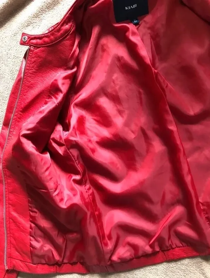 Veste femme rouge Kiabi - photo numéro 6