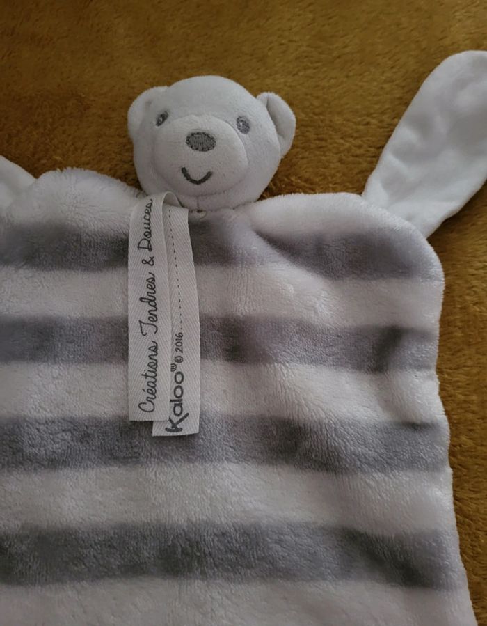 Doudou rayé collection bébé pastel kaloo - photo numéro 2