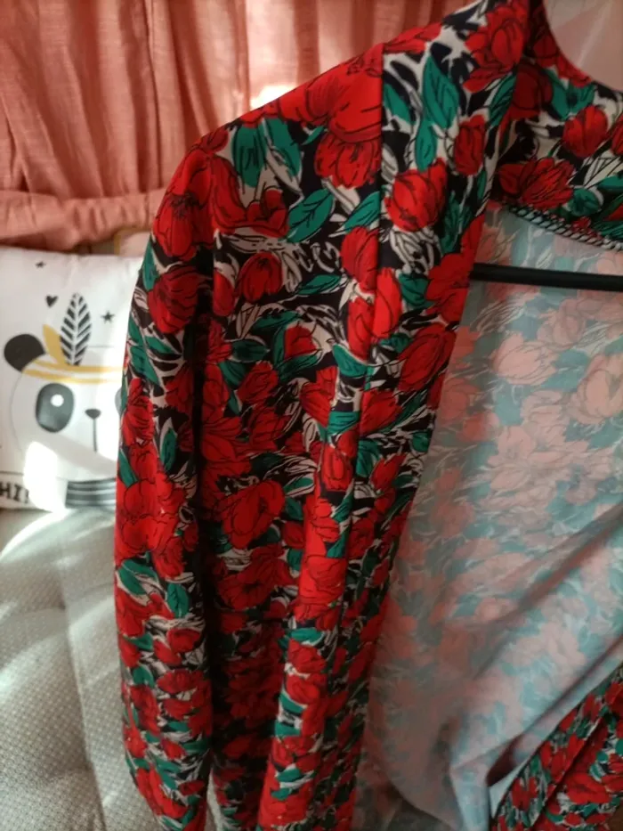Jolie veste légère style kimono taille unique - photo numéro 2