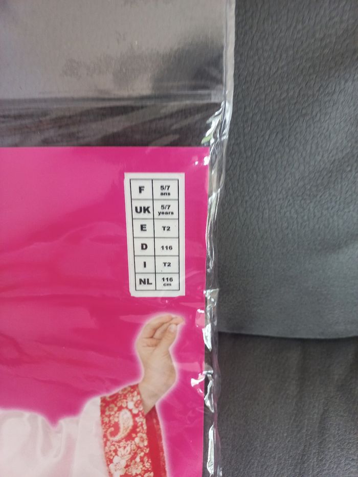 Robe déguisement chinoise japonaise 5/7 ans césar - photo numéro 7