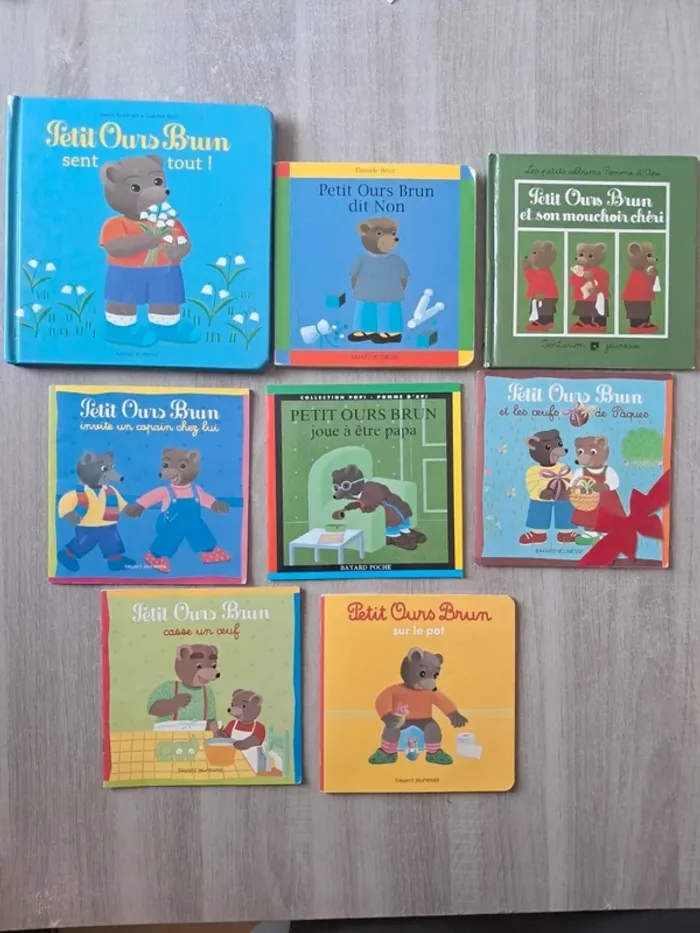 Lot de livres Petit Ours brun multi tailles