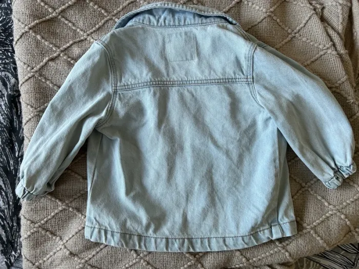 Veste en jean marguerite 24mois - photo numéro 3