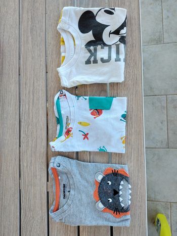Lot de 3 t-shirts MC Orchestra T.9M