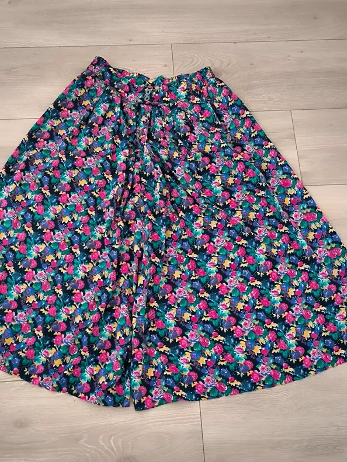 Jupe culotte légère vintage taille 40 - photo numéro 9