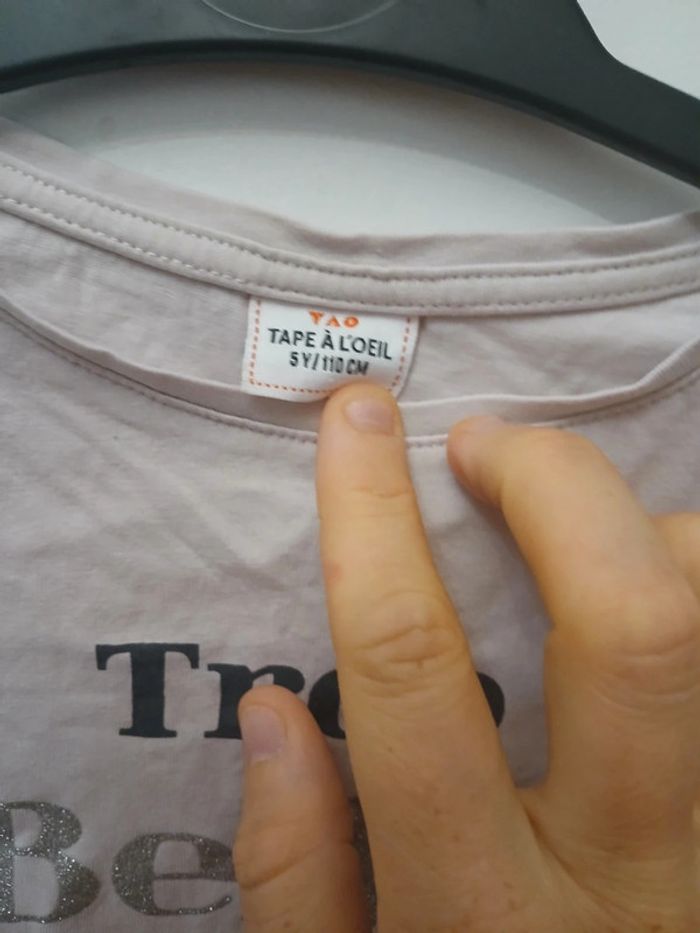 Lot de t shirt longue manche 5 ans fille - photo numéro 9