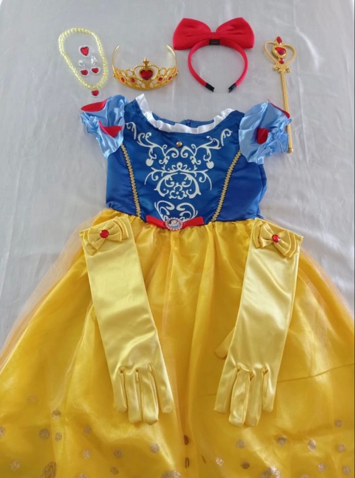 Déguisement princesse blanche neige 5ans