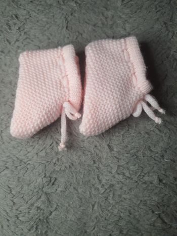 Chaussons bébé tricotés