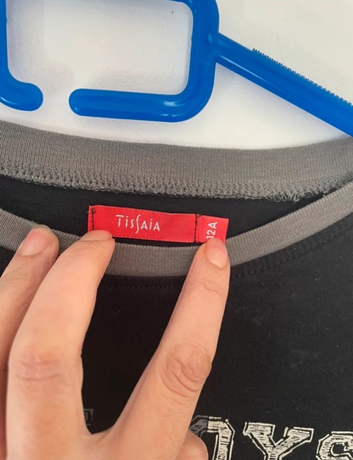 Lot de 2 tee shirts manches longues 12 ans garçon - photo numéro 3