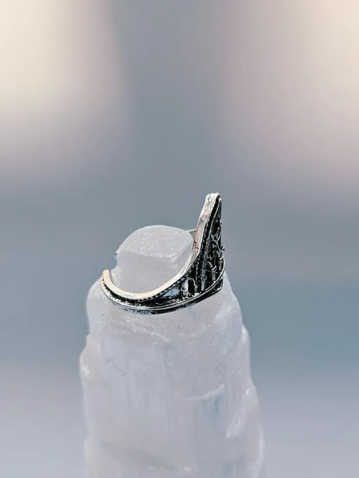 Bague Argentée Gothique Architecture Médiévale - photo numéro 3