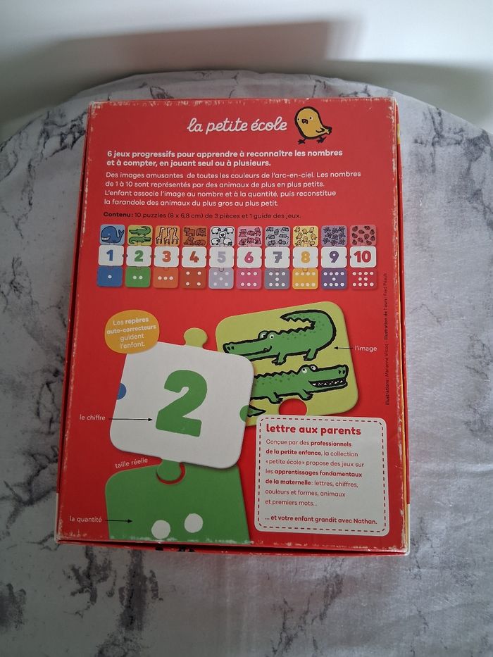 Jeux les chiffres de la petite école de 3 à 5 ans - photo numéro 2