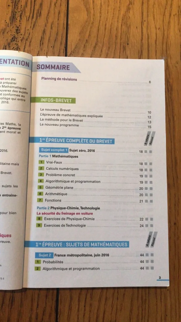 annales de maths 3ème - photo numéro 3