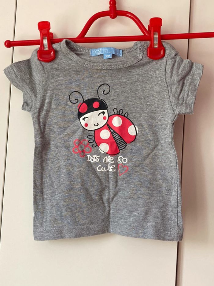 Lot de 4 t-shirt 12 mois - photo numéro 6