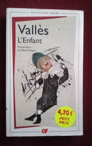 Livre "l'enfant" Vallès