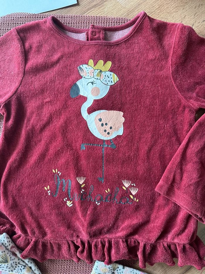 Pyjama fille 🦩 Petit Béguin 4ans - photo numéro 2