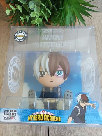 Figurine tirelire Shoto Todoroki My Hero Academia Mha plastoy 