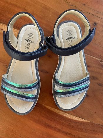 Sandales taille 29 tons bleu 