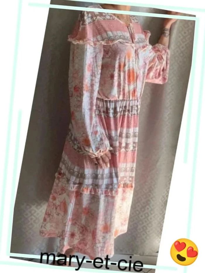 SOLDÉ - Robe manche longue taille L - photo numéro 4