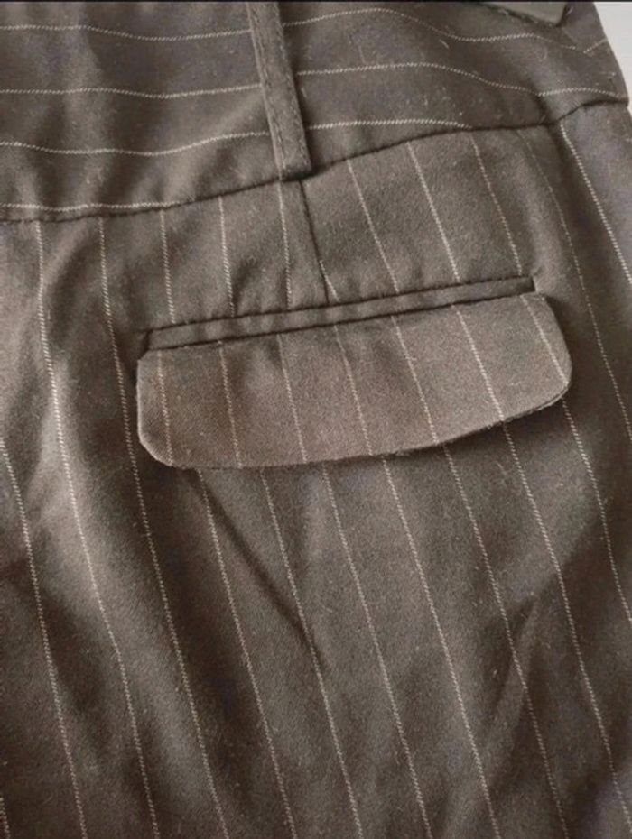 Pantalon Etam noir à rayures taille 36 - photo numéro 10