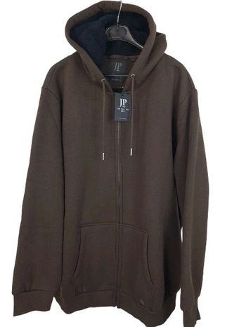 Gilet Zippé Fourré à capuche jp