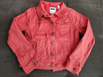 Veste en jean rose 10ans