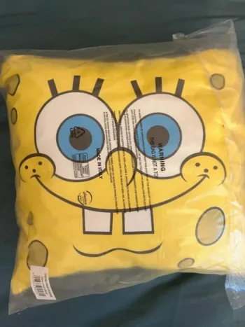 Oreiller Sponge Bob pour enfant, Neuf sans étiquette, Disney