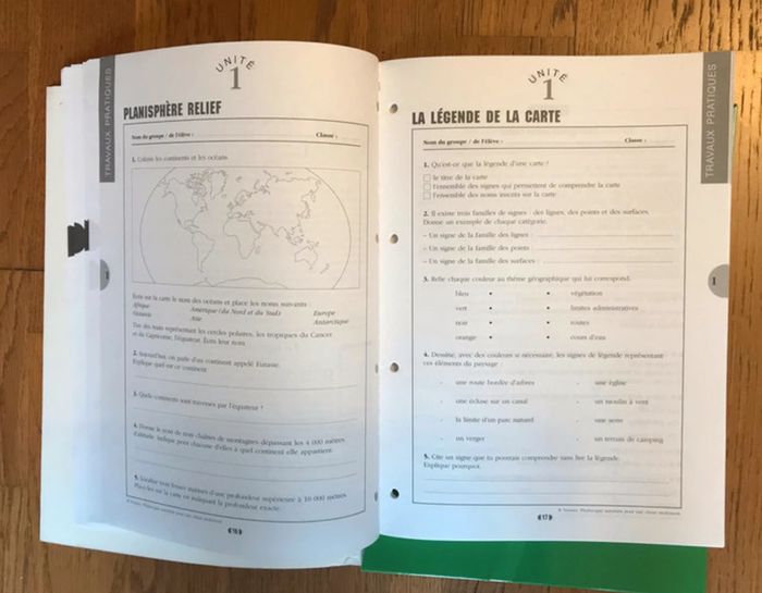 Fichier Boussole + posters Géographie Cycle 3 - livre du professeur - photo numéro 2