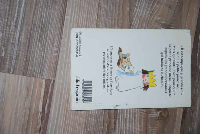 livre enfant 3 à 7 ans folio "je veux grandir" tony ross - photo numéro 2