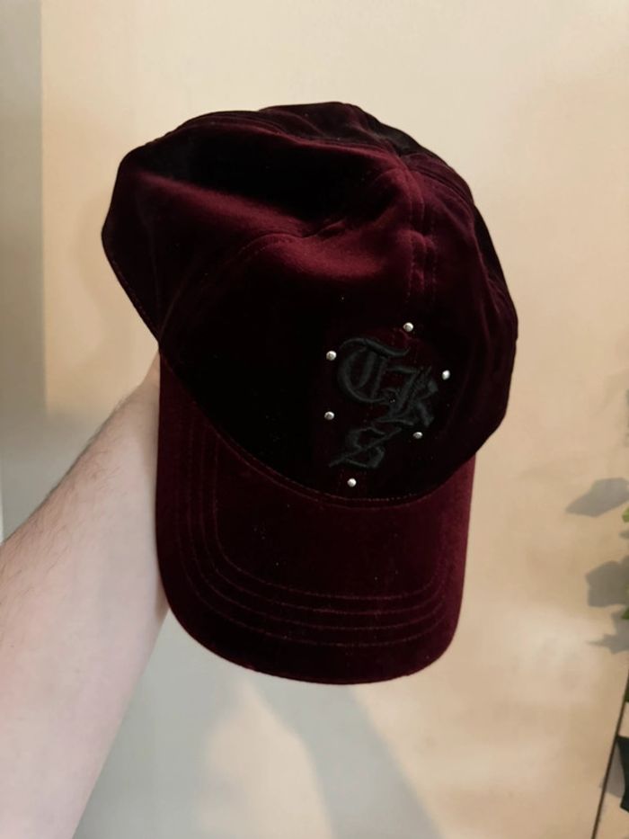 Casquette velours violette the kooples - photo numéro 2