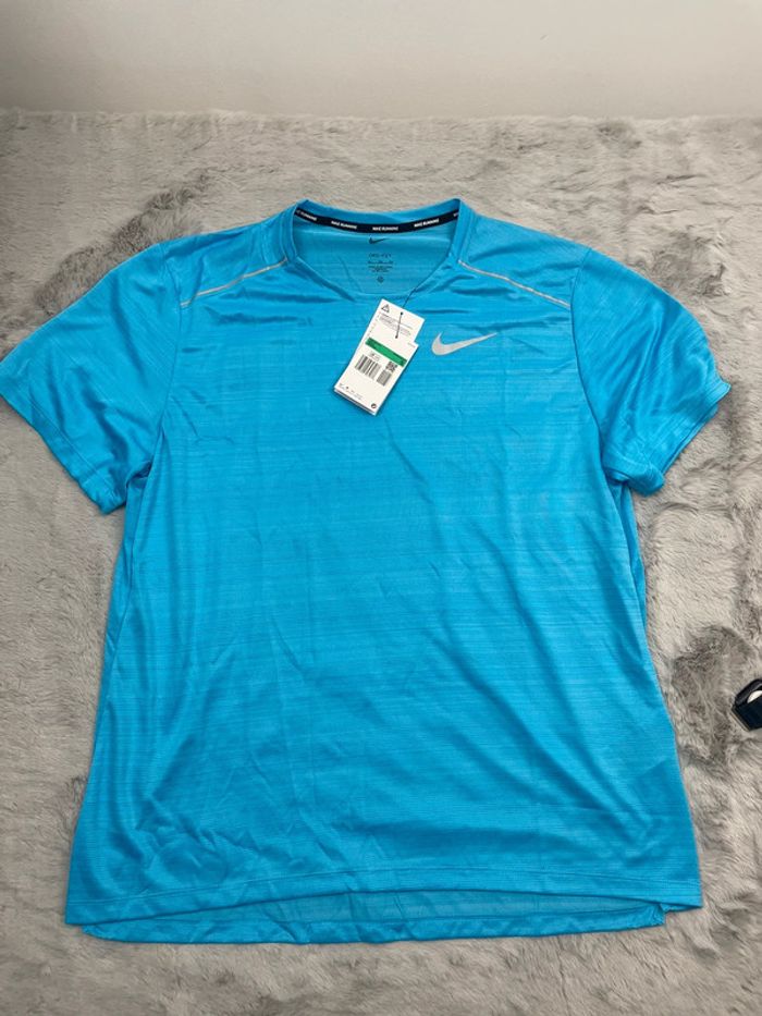T-shirt Nike Running Dri-fit bleu 🩵 Taille XL - photo numéro 2