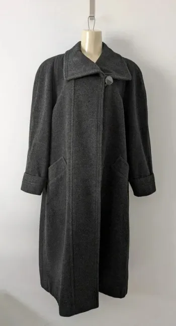 Manteau long 30% cachemire - Cashmere by Delmod - Woolmark - taille 40