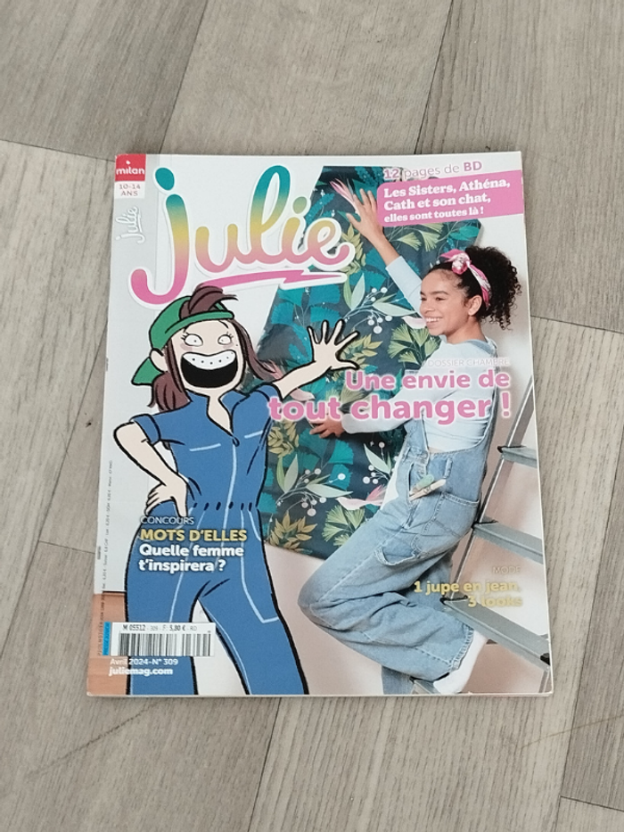 Lot de 10 magazines Julie années2024 L092 - photo numéro 6