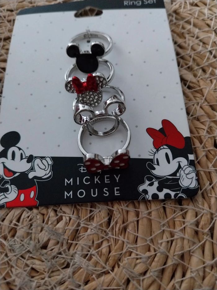 Coffret bague Mickey Minnie