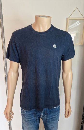 Element T-shirt Bleu Marine Droit Homme M Skate