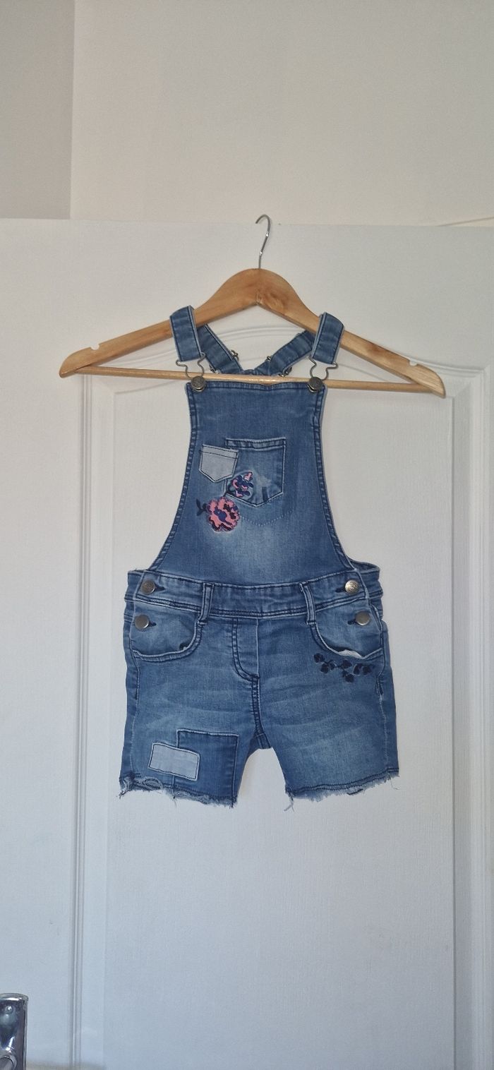 Salopette short en jeans orchestra Taille 8ans