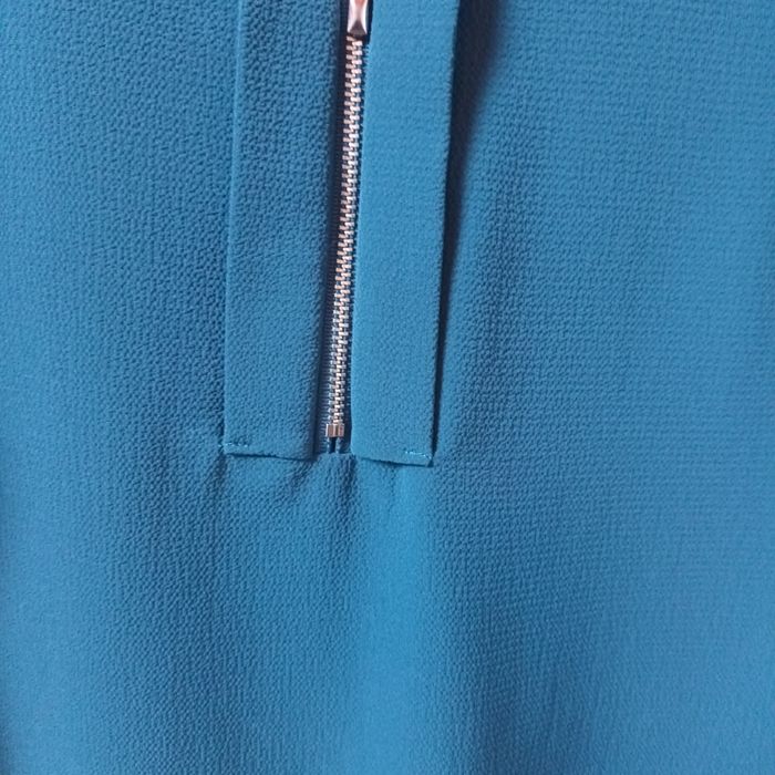 Chemisier bleu canard - photo numéro 5