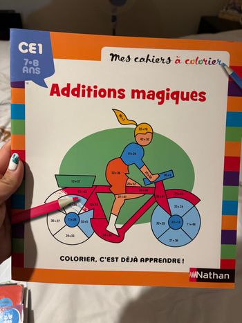 Fichier coloriage additions magiques ce1 7/8 ans neuf Nathan