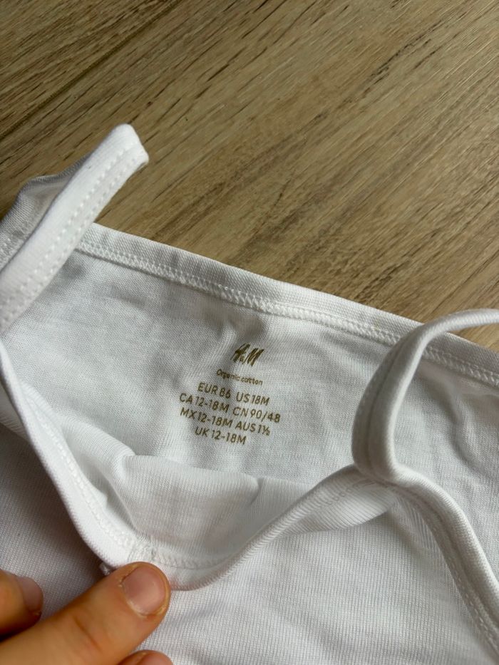 Lot 3 bodys bébé fille H&M - photo numéro 5