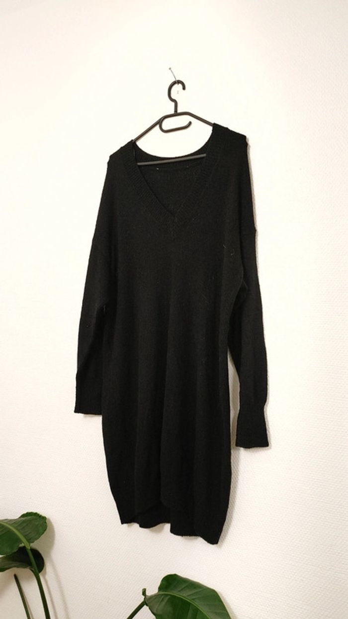 Robe loose oversize zara col v - photo numéro 2
