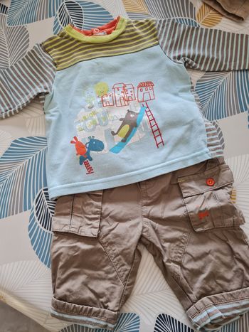 Ensemble pantalons + petit haut